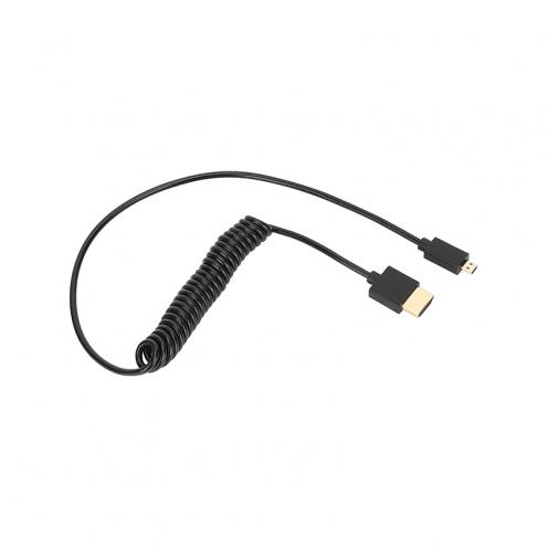 Micro-HDMI to HDMI Coiled Cable